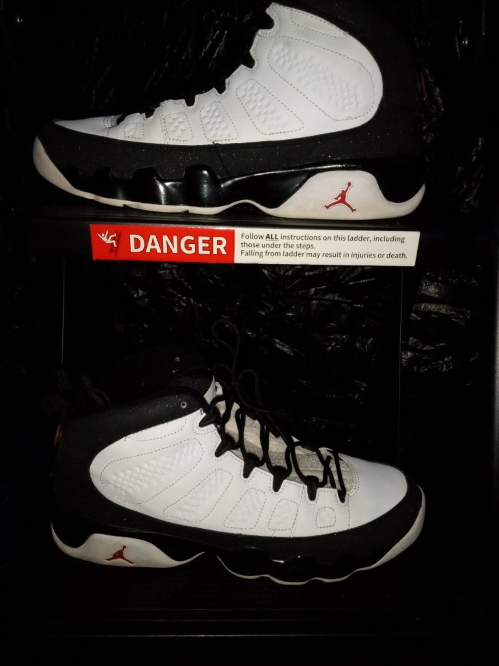 **DAMAGED** Jordan 9 Retro Space Jam GS 7Y